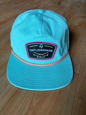 TaylorMade Mens Aqua/Teal Golf Cap